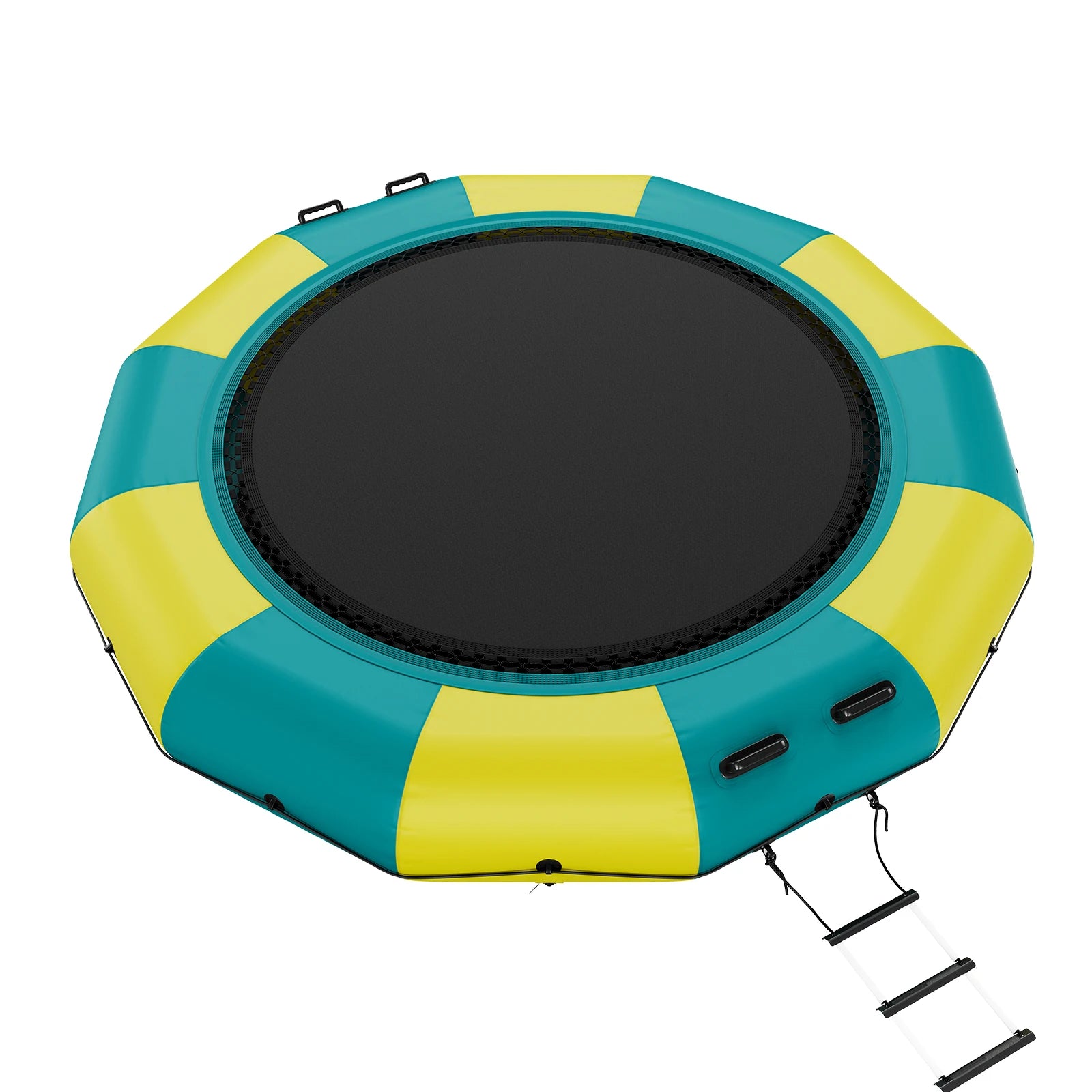 Trampoline gonflable aquatique flottant 13 pieds sur lac