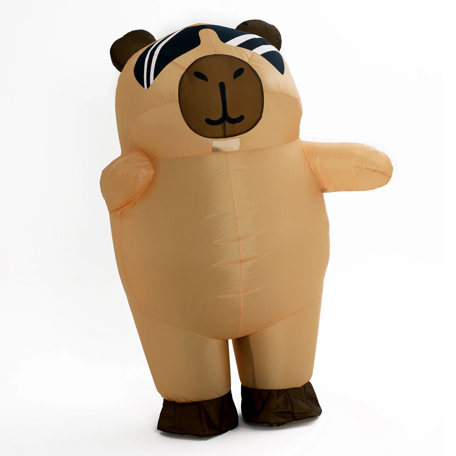 Combinaison gonflable capybara lunettes tendance
