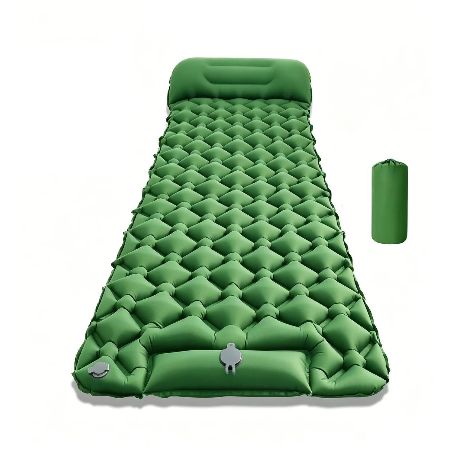 Matelas de camping gonflable pompe intégrée présentation complète