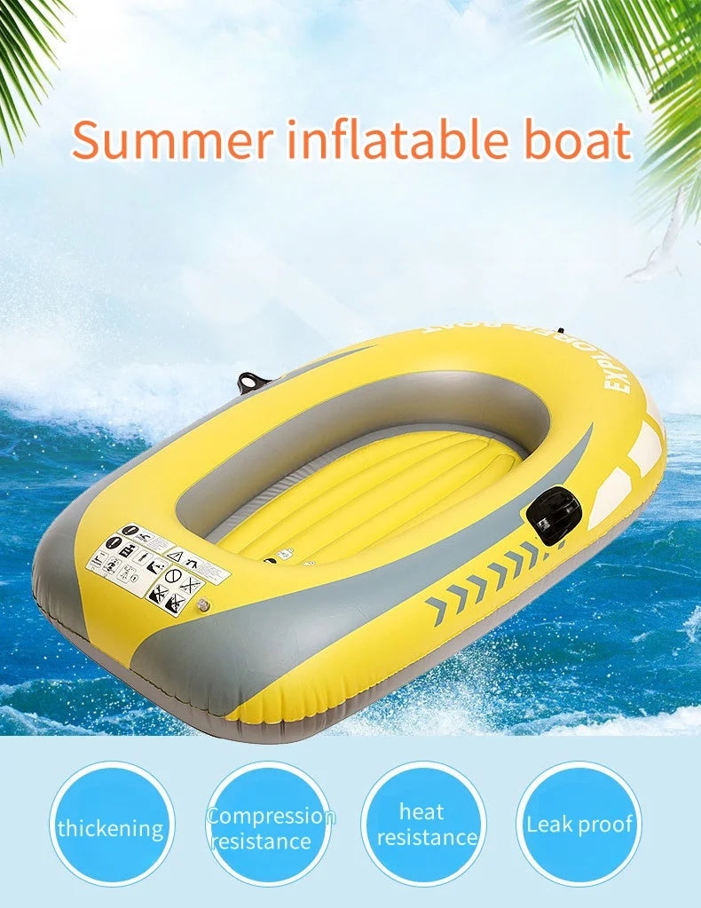 Bateau gonflable de pêche plié pour transport