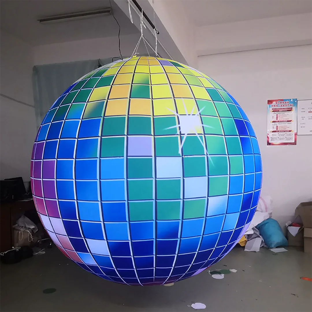 Boule gonflable lumineuse pour festival