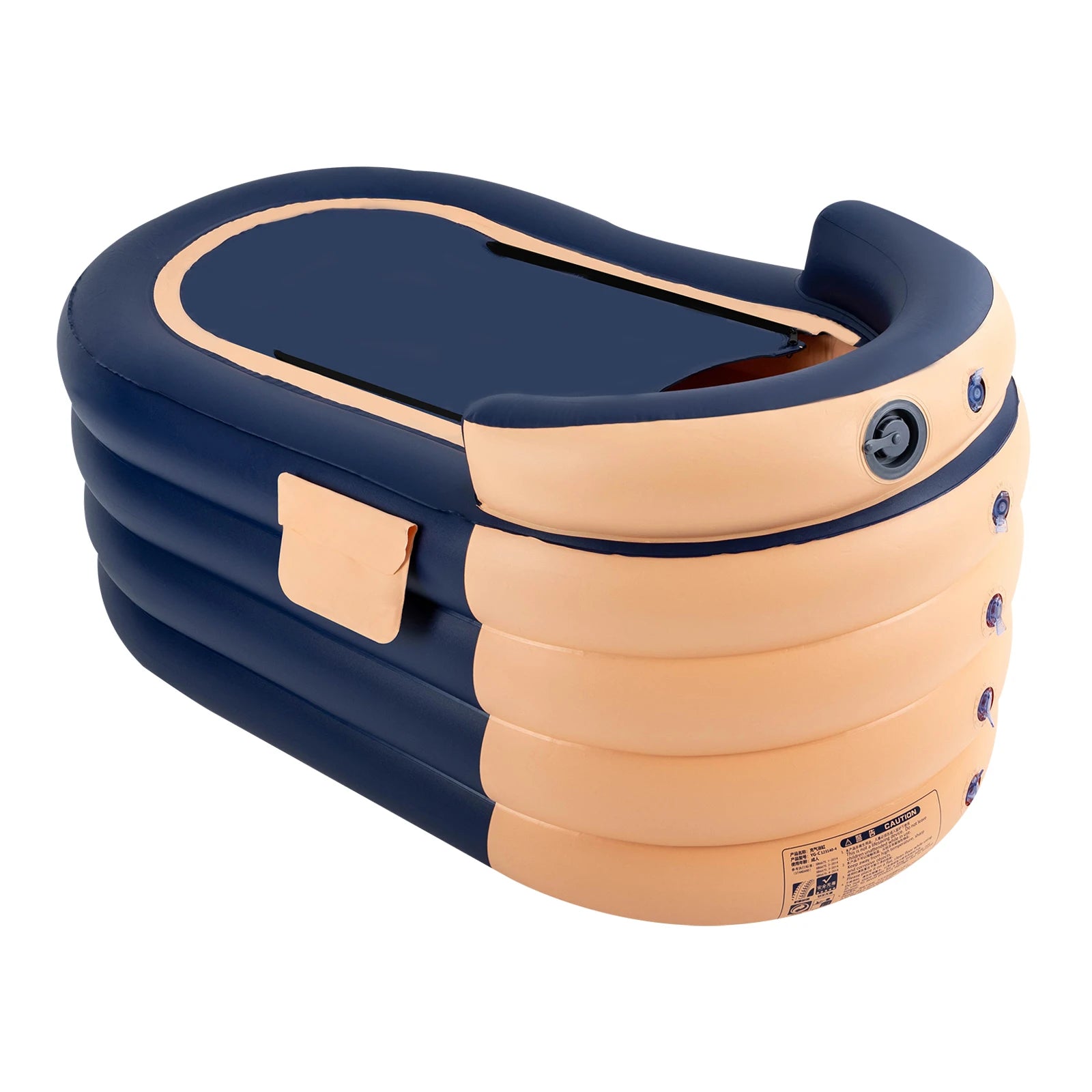 Utilisation de la baignoire gonflable pour bain de glace