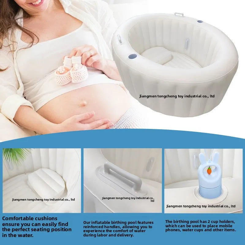 Baignoire gonflable spa prénatal installée à domicile