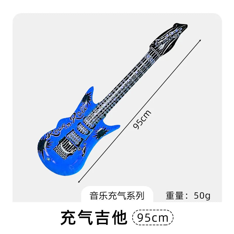 Inflatable Decoration Musical Instrument Guitar Microphone Piano Party