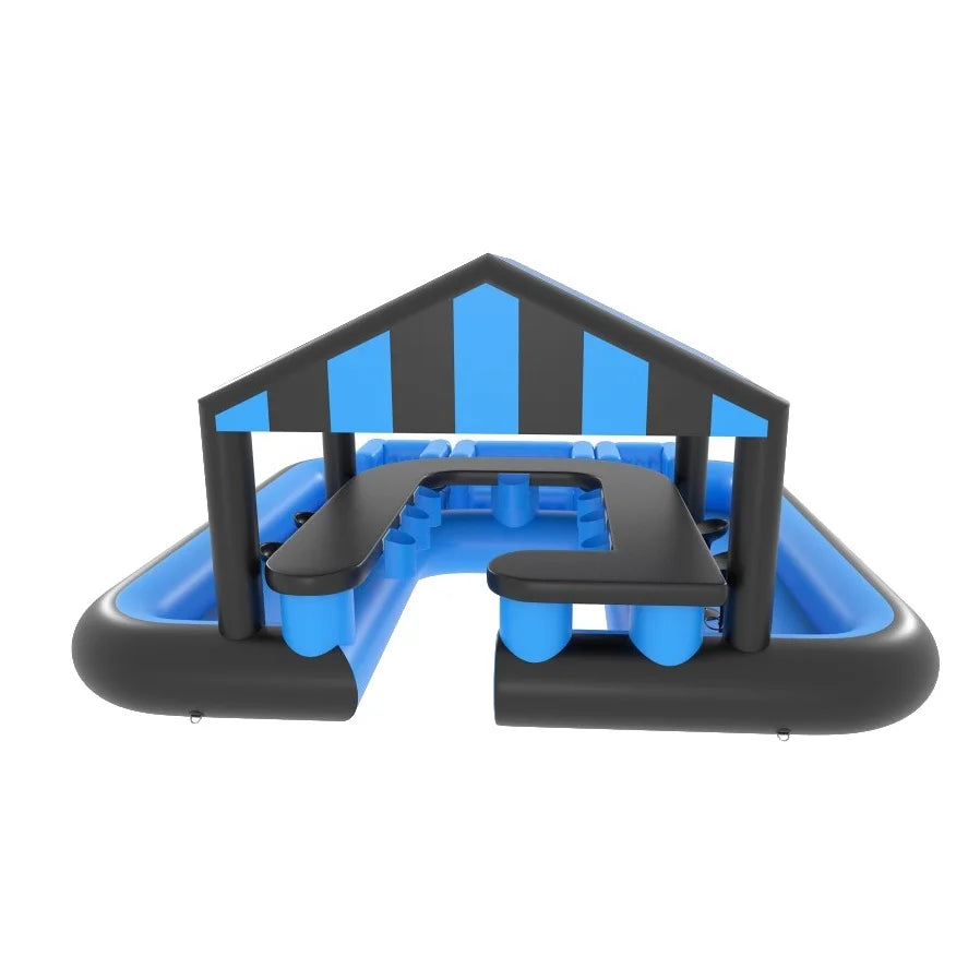Bar gonflable piscine personnalise pret a l'usage