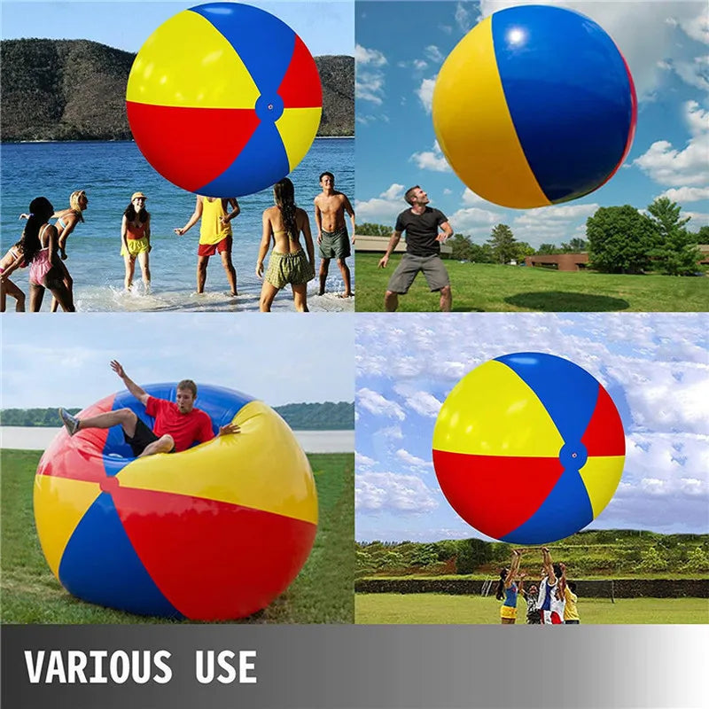 Ballon gonflable de plage géant de grande taille