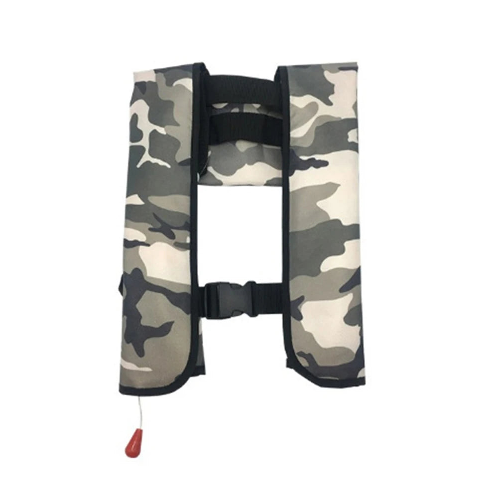 Vue arrière du gilet de sauvetage gonflable automatique