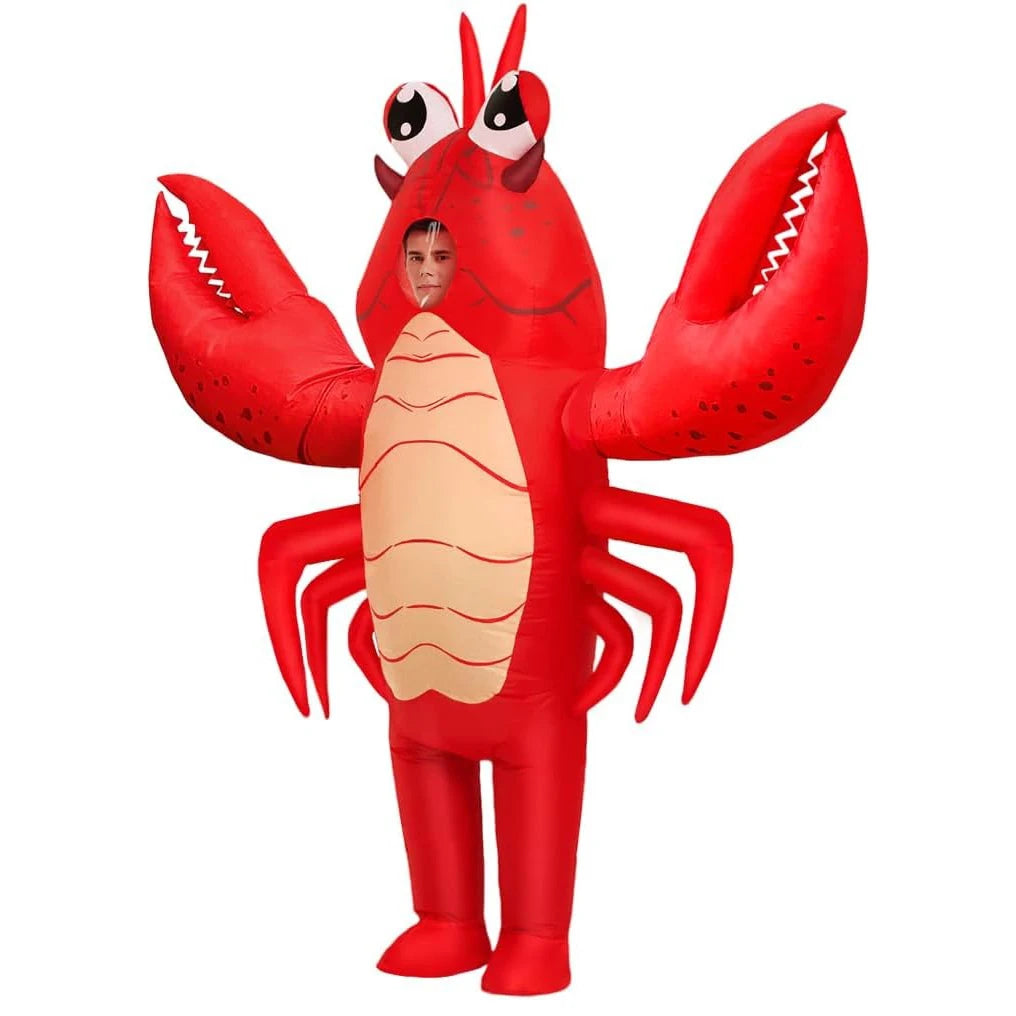 Costume Gonflable Homard Adulte - vue de trois quarts
