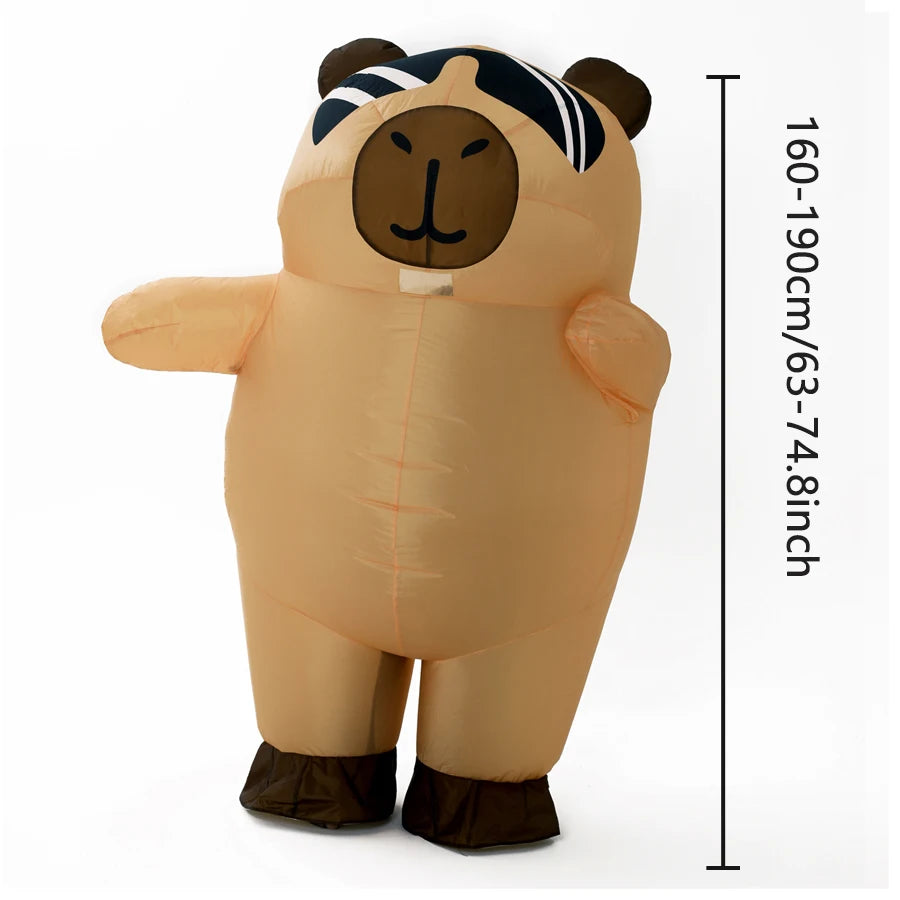 Costume gonflable capybara polyester qualité
