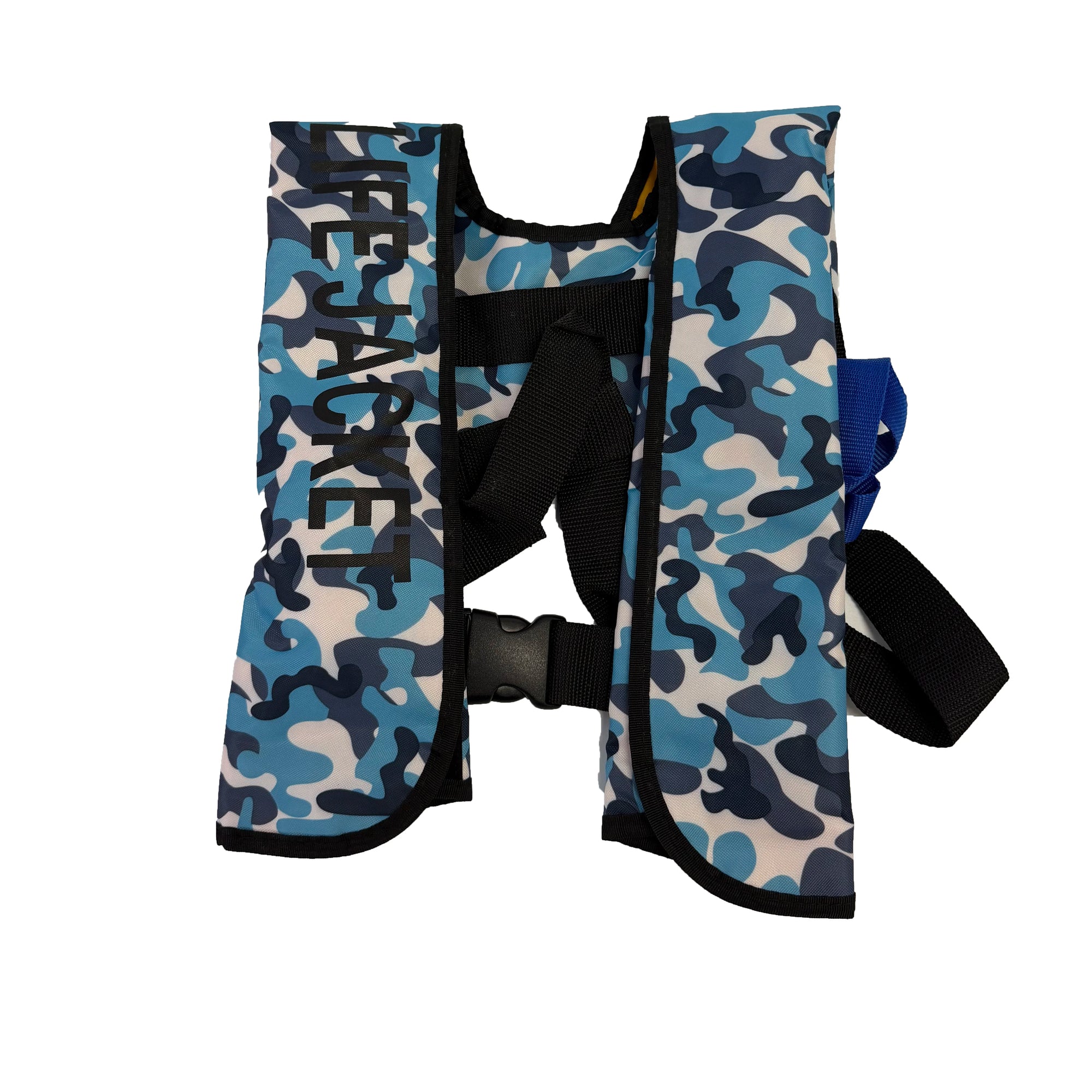 Gilet de sauvetage gonflable camouflage blanc