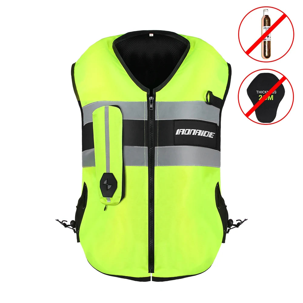 Accessoire Gonflable Gilet Airbag Moto - en position gonflée