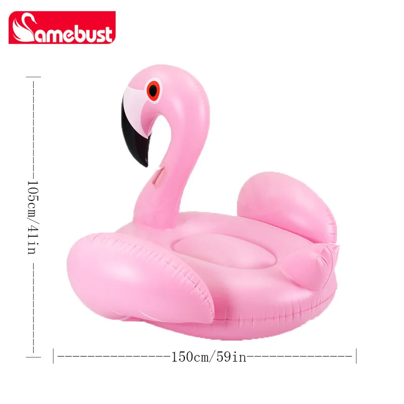 Bouée gonflable flamant pour décoration fête piscine