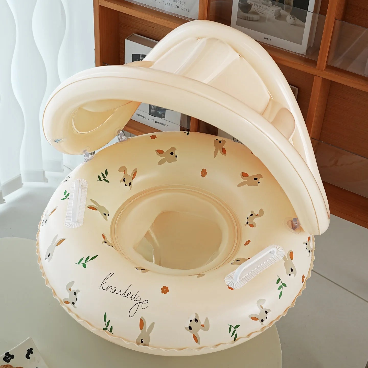 Anneau de natation gonflable buse anti-fuite
