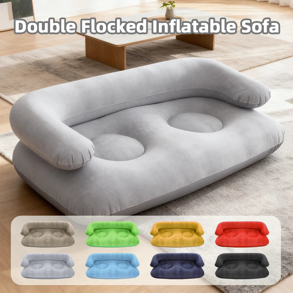 Canapé gonflable double place extérieur coloris 1