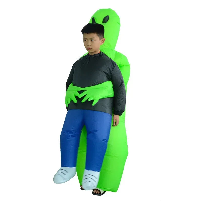 Costume gonflable alien prêt à l'emploi