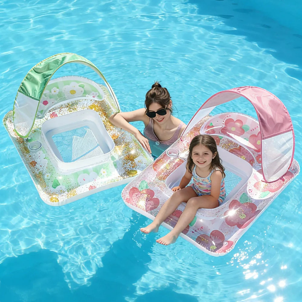 Canapé gonflable utilisation en piscine