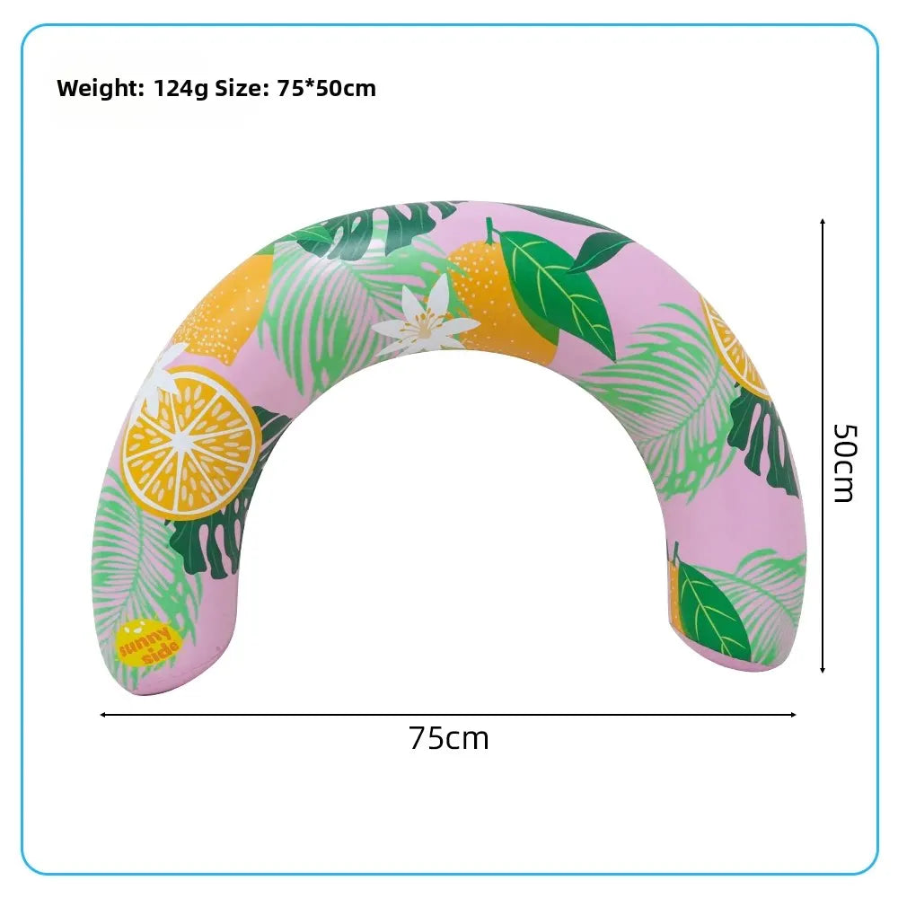 Bouée gonflable U multicolore pour sports nautiques