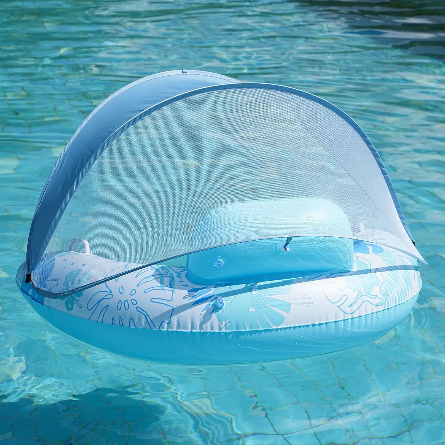 Bouée Gonflable Fauteuil Pare-Soleil sur la plage