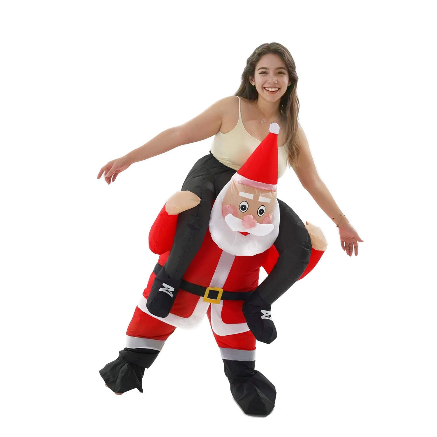 Costume père noël gonflable adulte carnaval