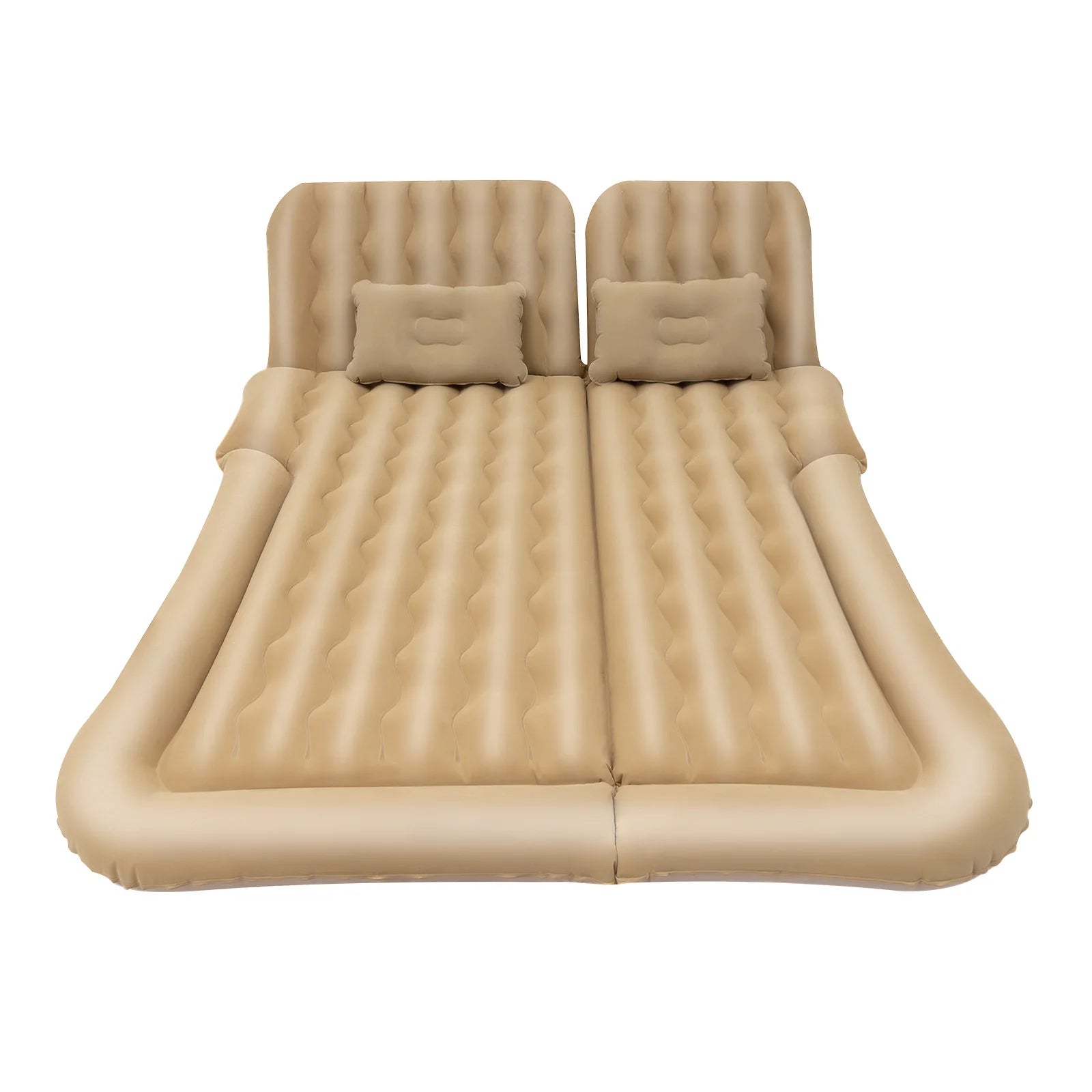 Matelas gonflable lit voiture vue d'ensemble