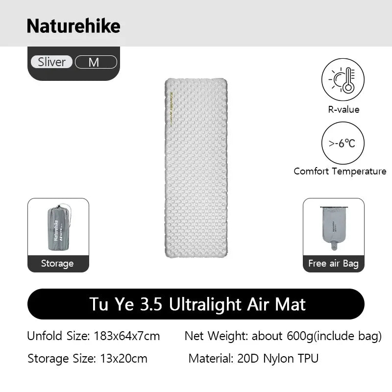 Matelas de camping gonflable double