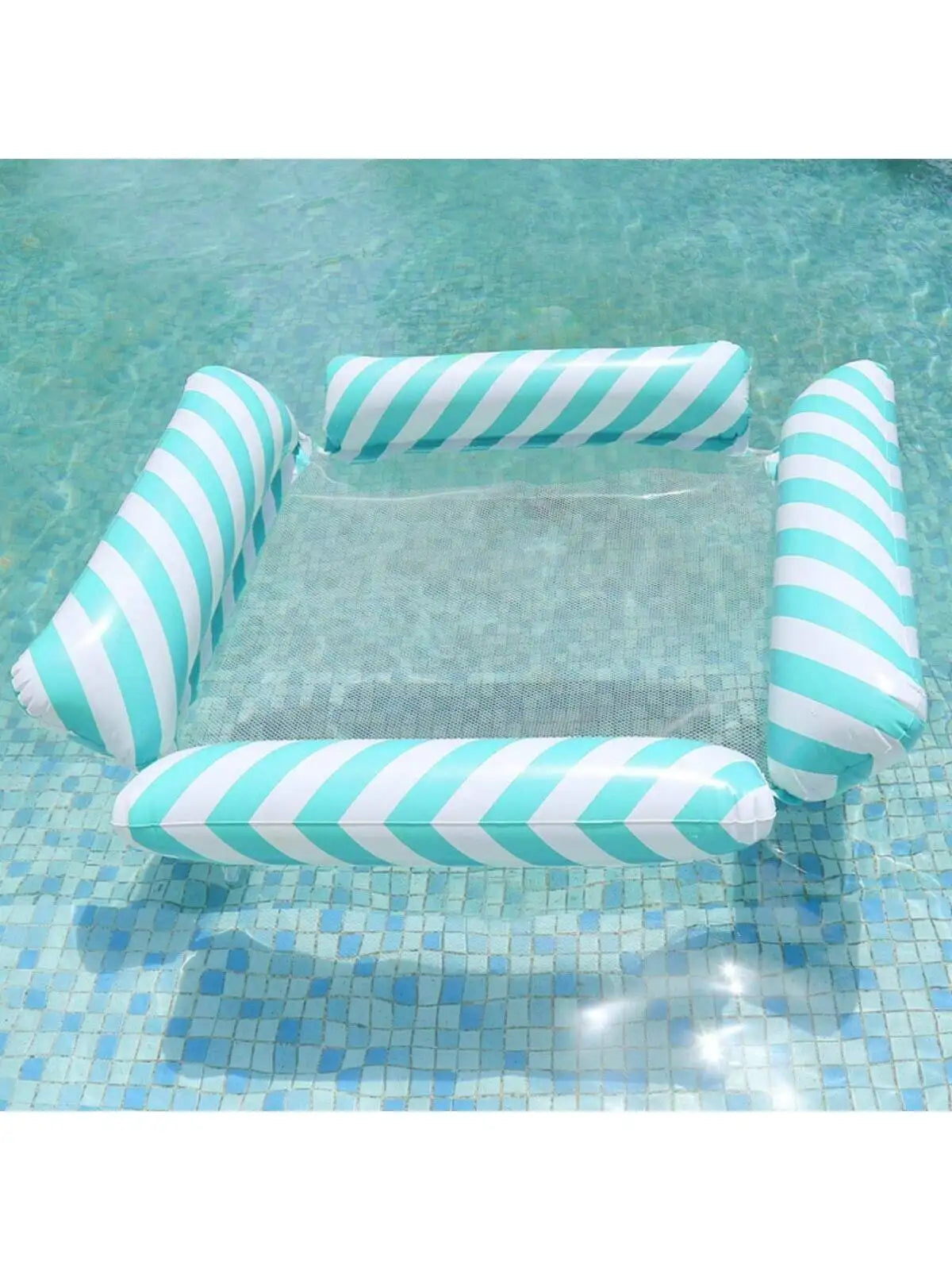 Bouée Gonflable Hamac Chaise Convertible en situation extérieure
