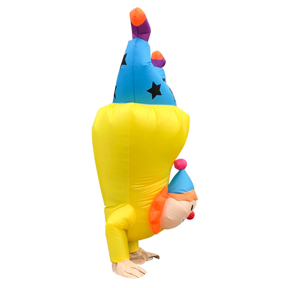 Costume gonflable clown ballet animé
