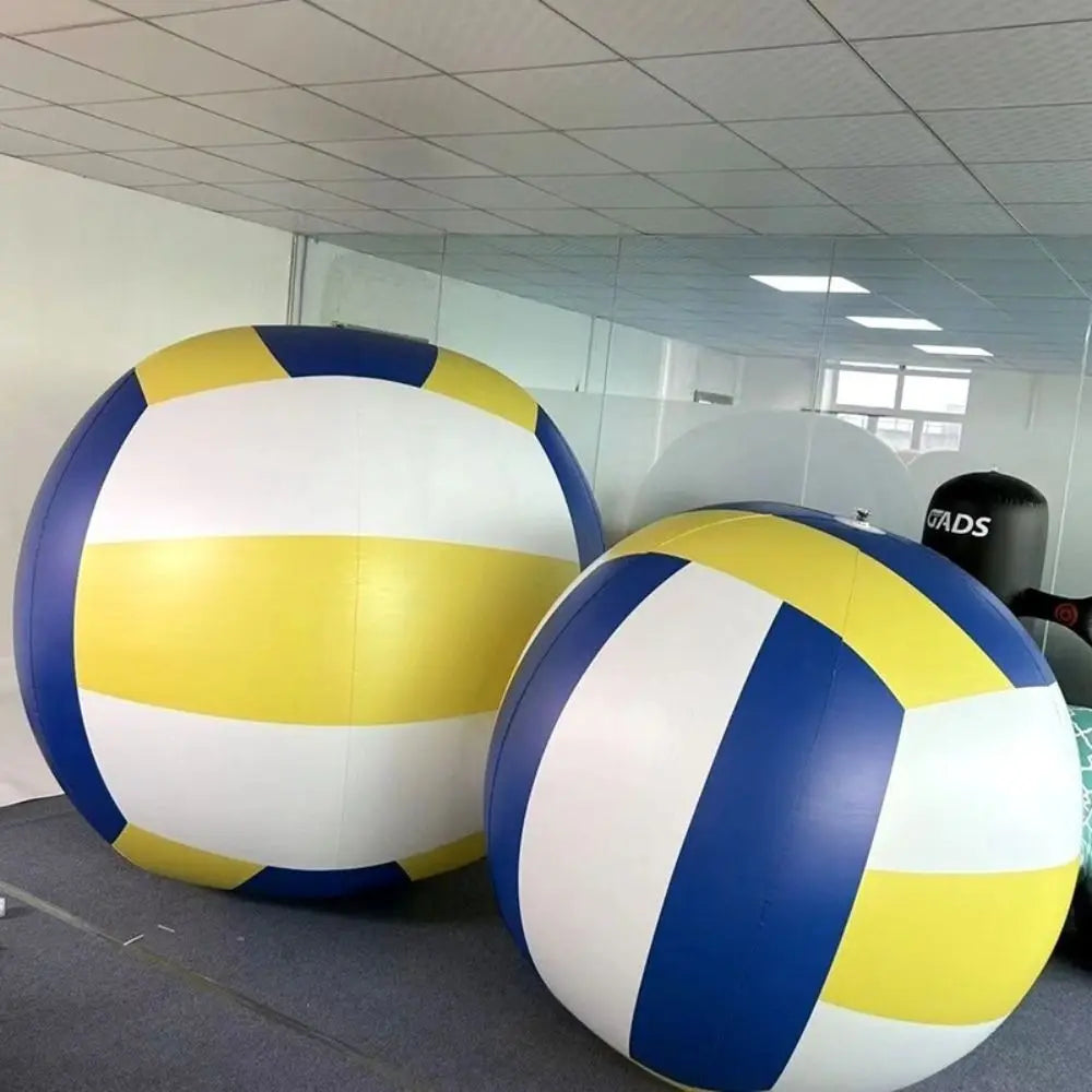 Ballon gonflable volley-ball géant vue d'ensemble