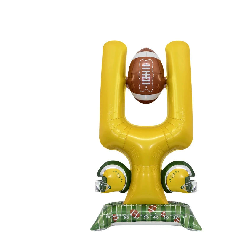 Ballon gonflable 4D football debout sur table fête sport