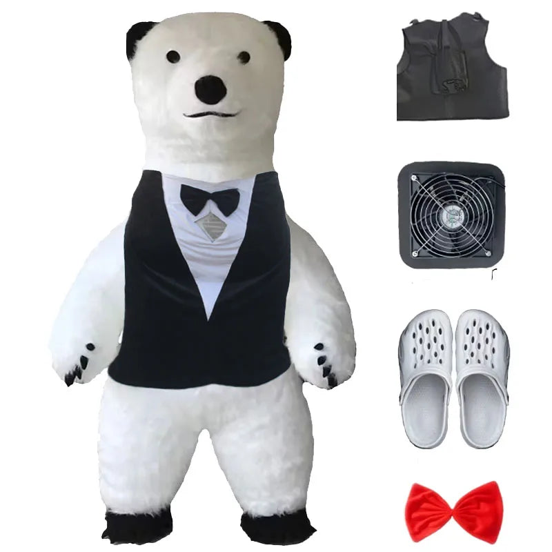 Costume gonflable mascotte géante en carnaval