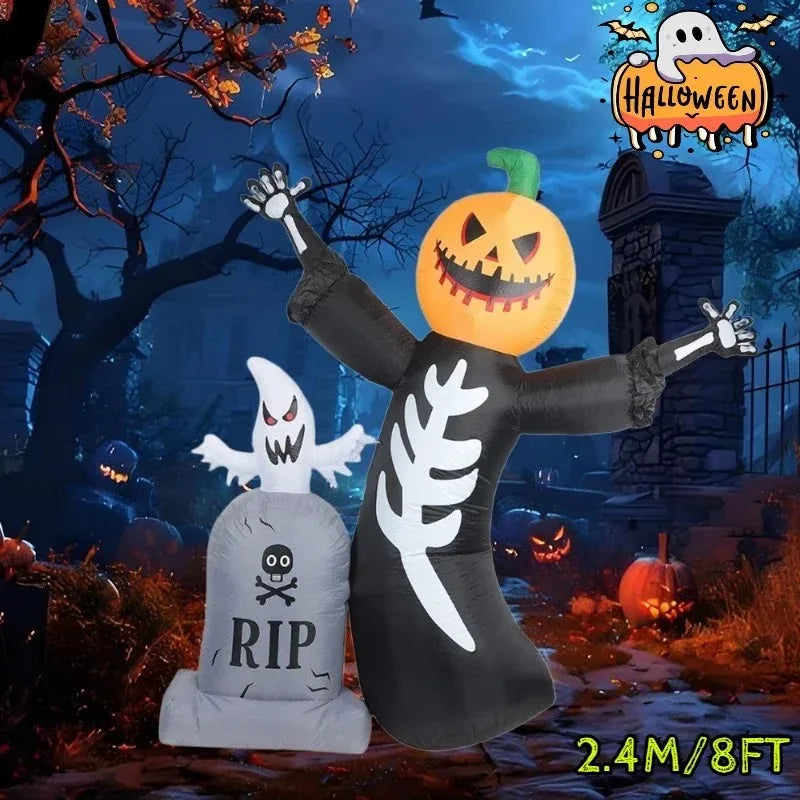 Décoration Halloween gonflable 8 pieds pour extérieur