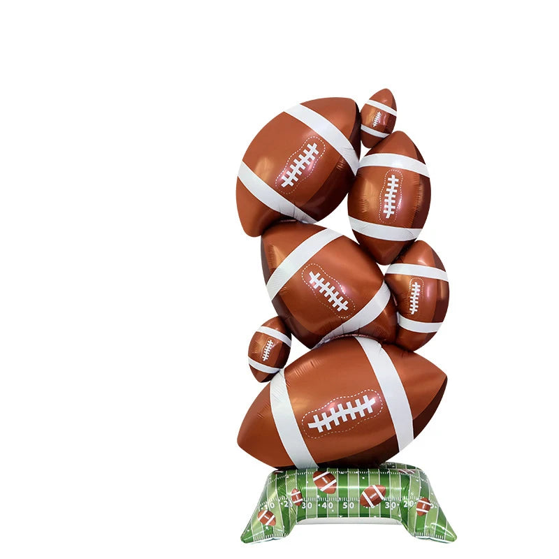 Ballon gonflable 4D trophée football aluminium fête