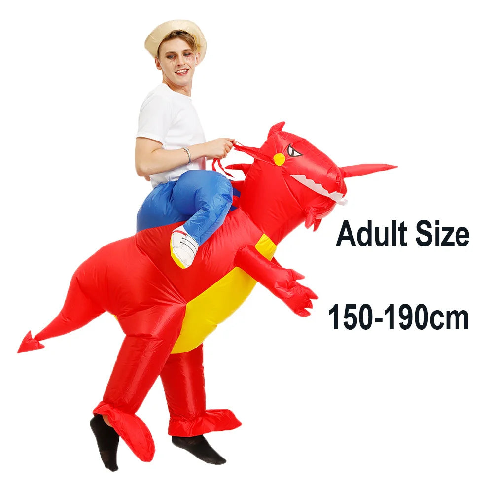 Costume gonflable Dinosaure rugissant