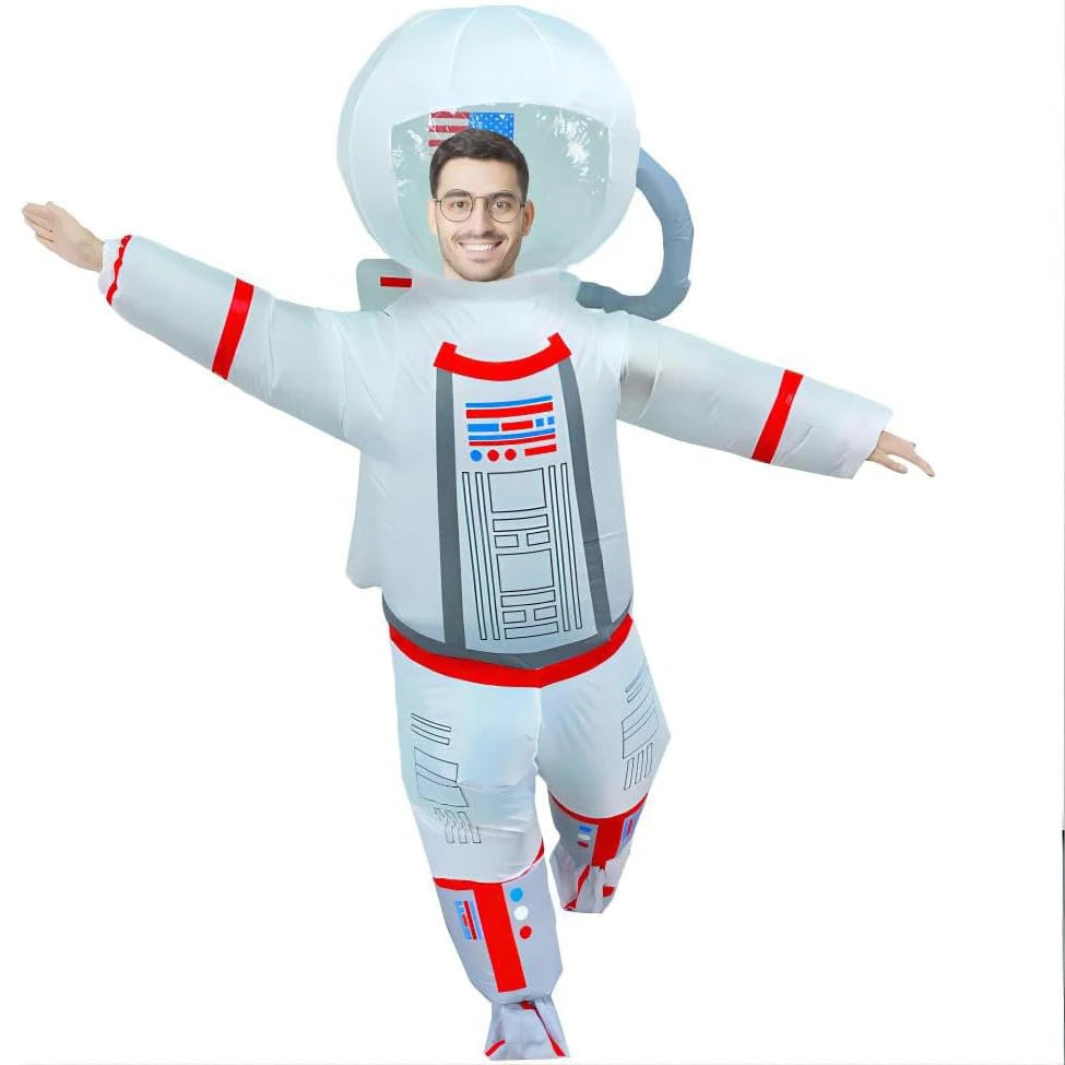 Déguisement gonflable astronaute pour Halloween adulte