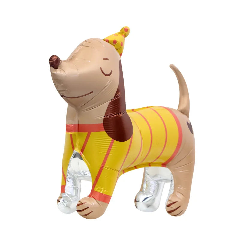 Ballon gonflable chien debout Labrador Retriever décoration fête