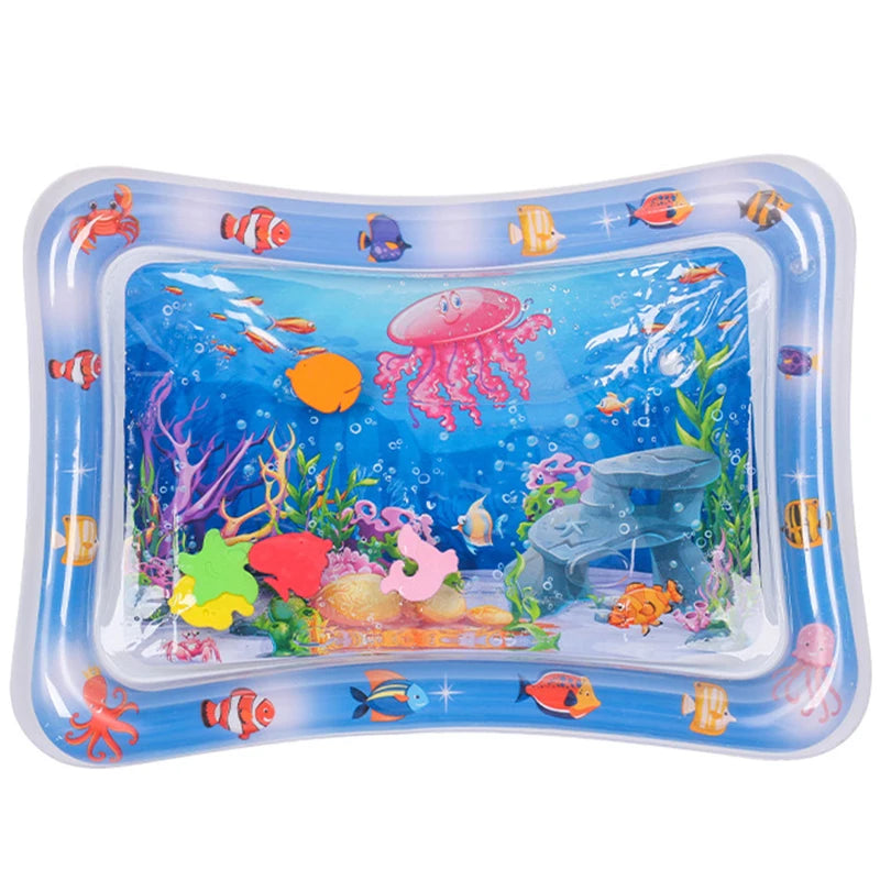 Tapis gonflable bébé motif méduse