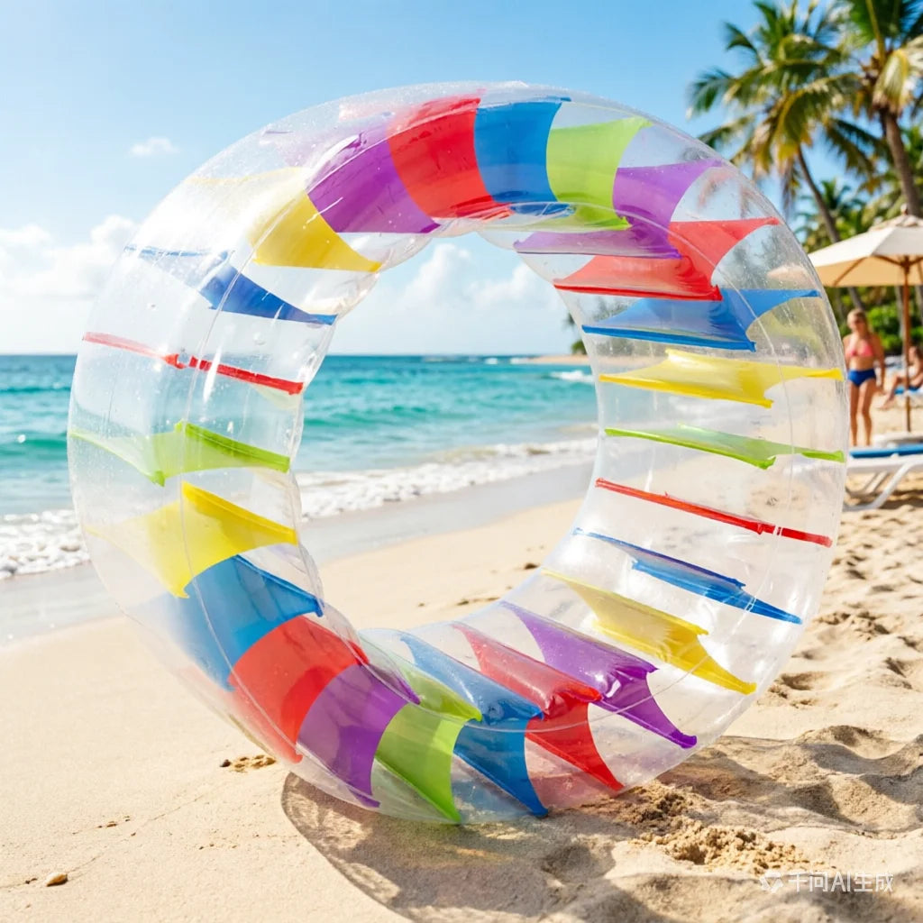 Water roller PVC gonflable dimensions 100 cm