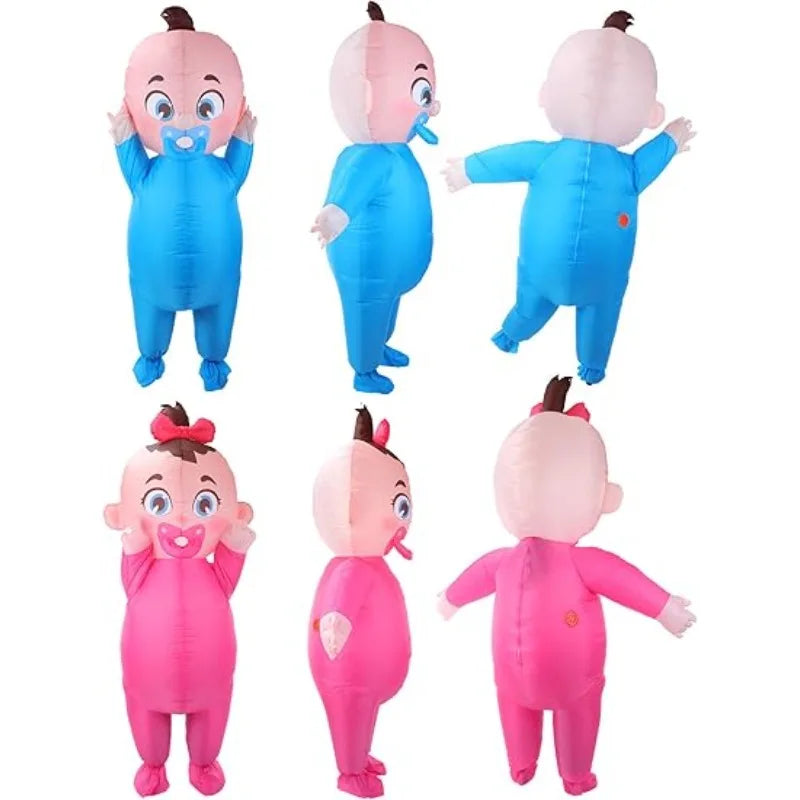 Costume gonflable Bébé Sucette pour révélation de sexe