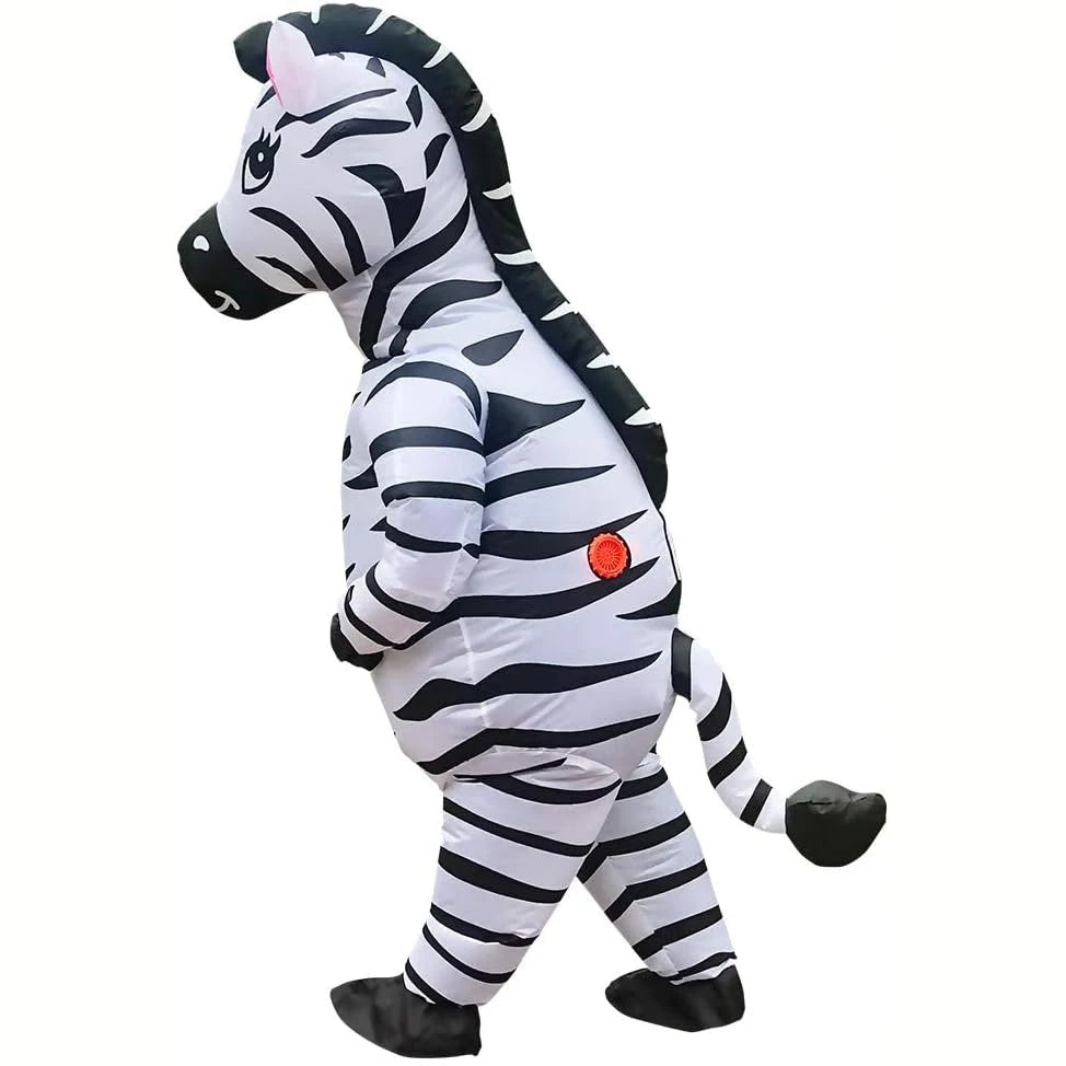 Costume zèbre gonflable carnaval Noël