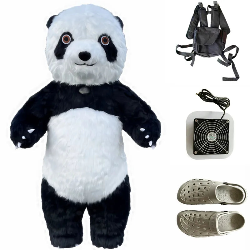 Costume gonflable mascotte enfants souriants