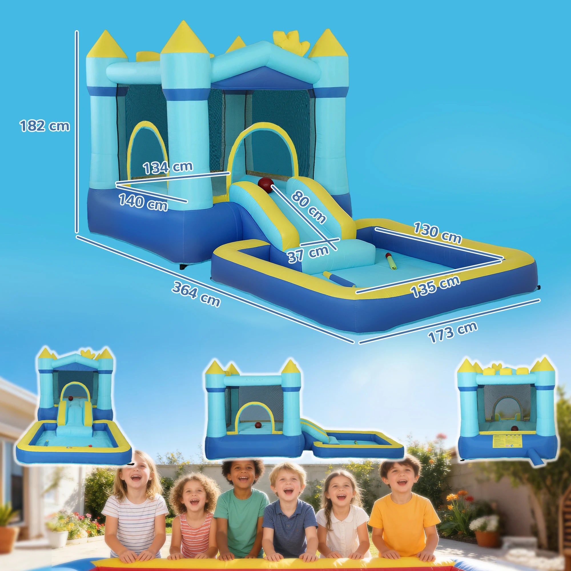 Pataugeoire du château gonflable multi-jeux
