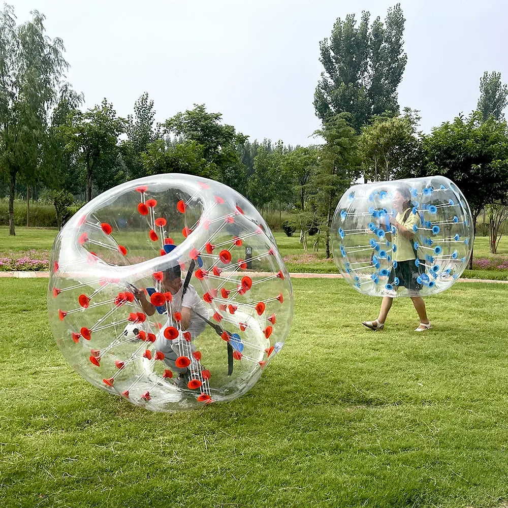 Zorb ball gonflable poignées intégrées