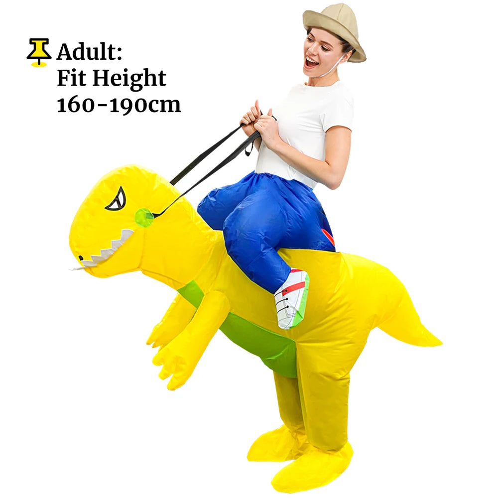 Costume gonflable dinosaure T-Rex, tailles multiples