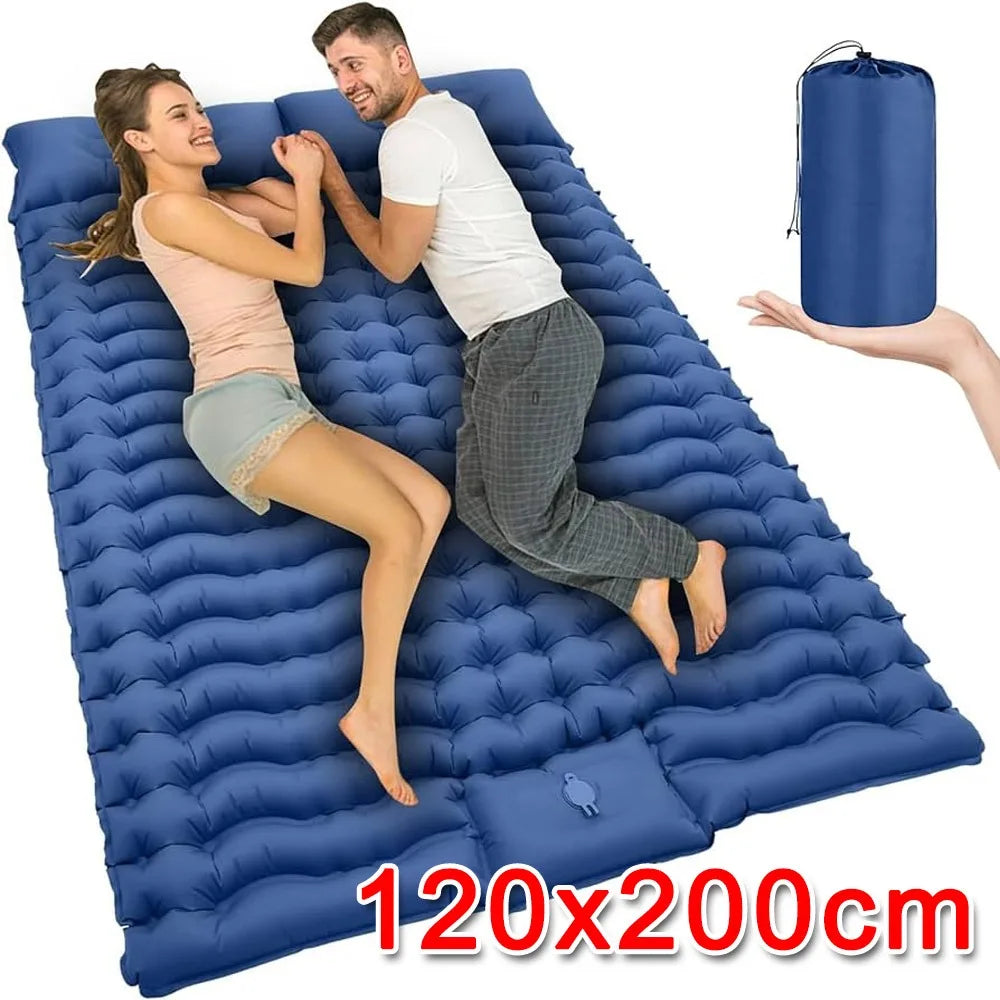 Matelas de Camping Gonflable Double Confort - vue d'ensemble