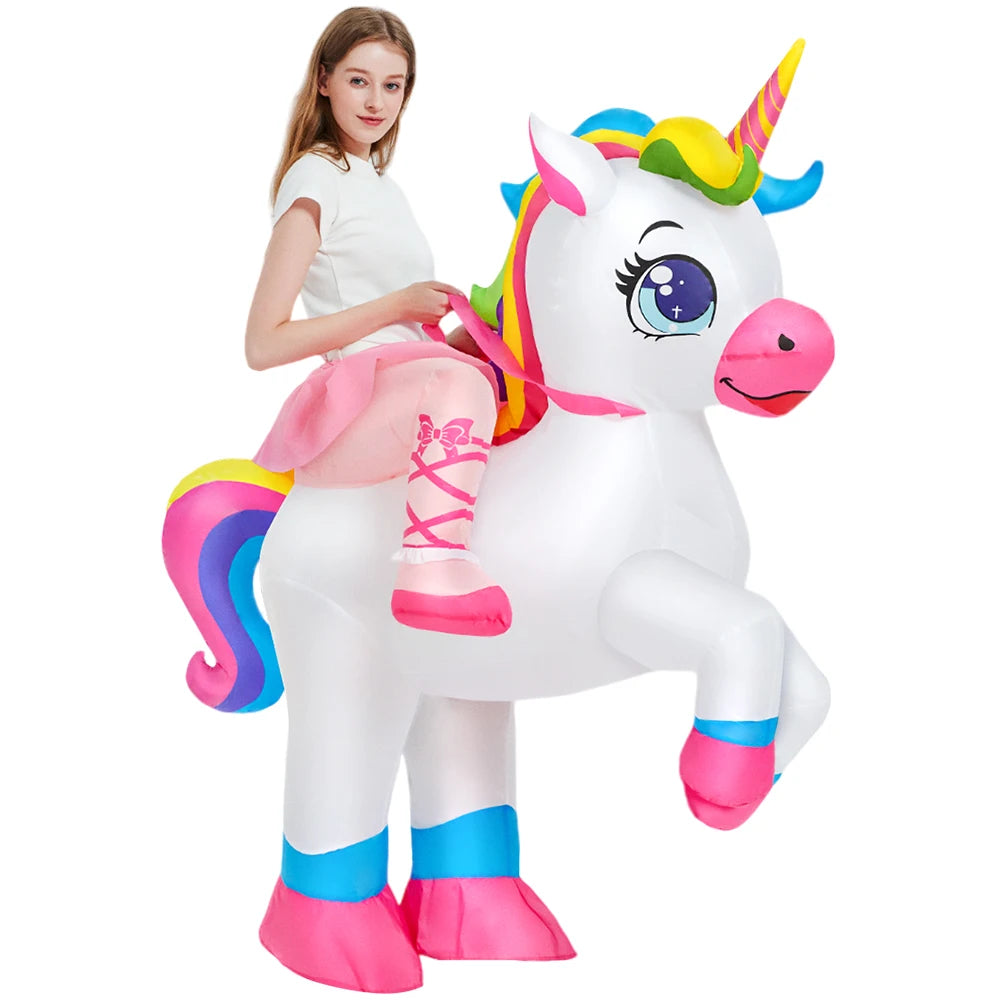 Déguisement gonflable cheval adulte unisexe