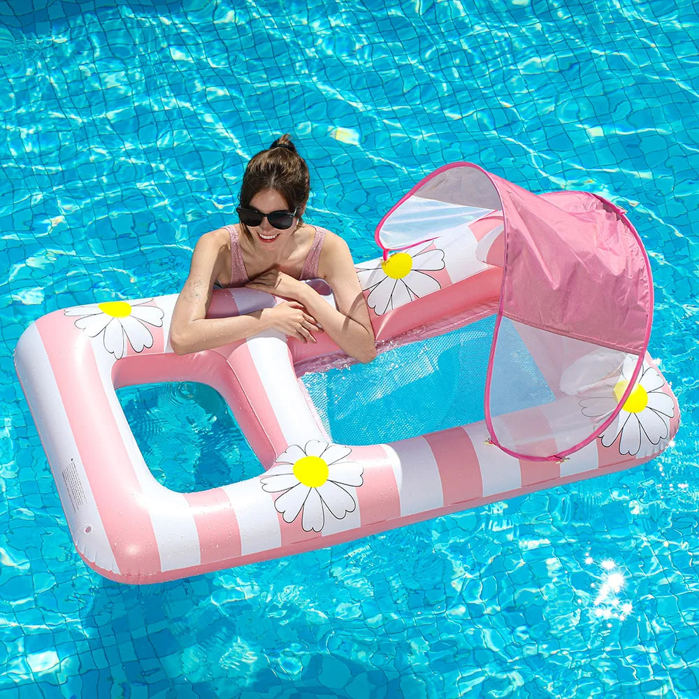 Canapé gonflable confort piscine