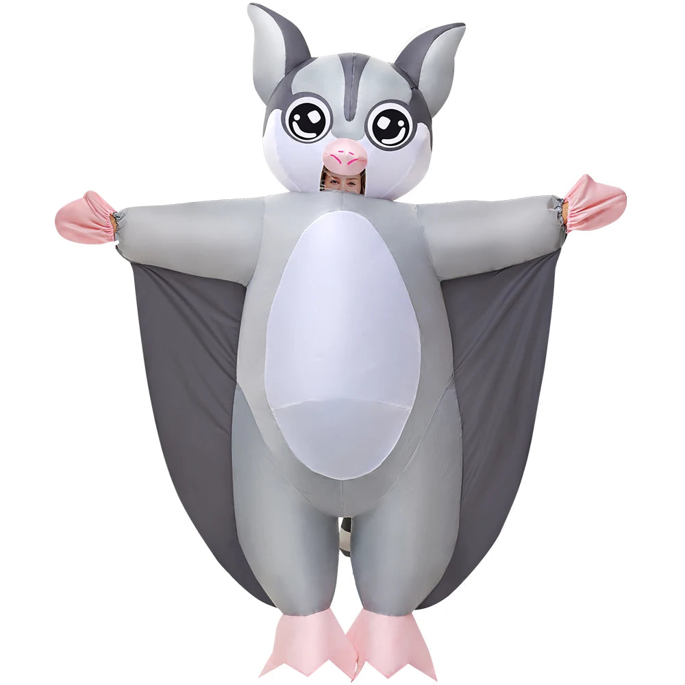 Costume gonflable requin, détail ventilateur