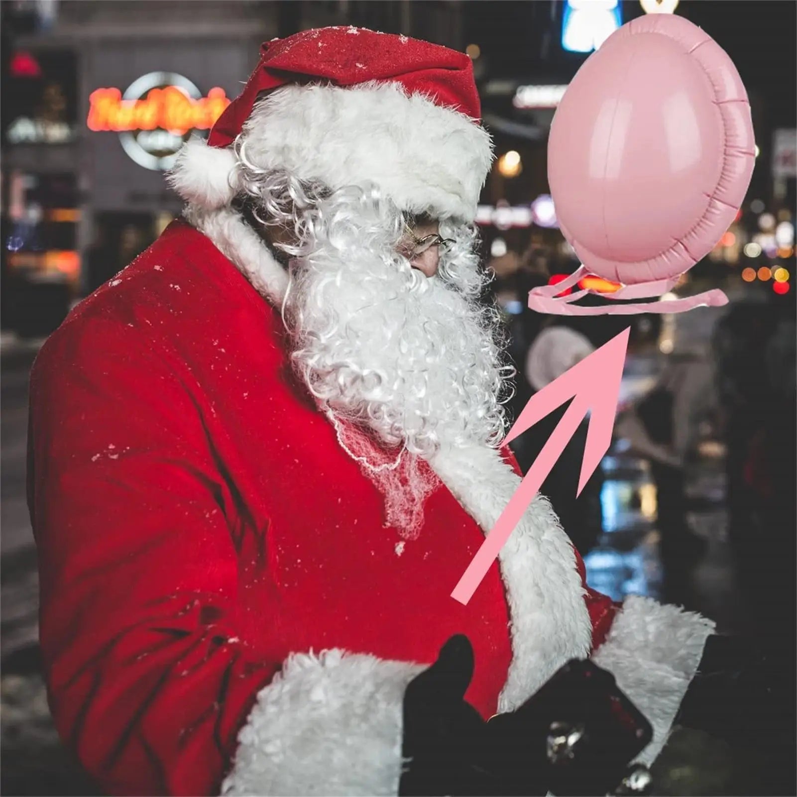 Costume Gonflable Ventre Père Noël prêt à l'emploi