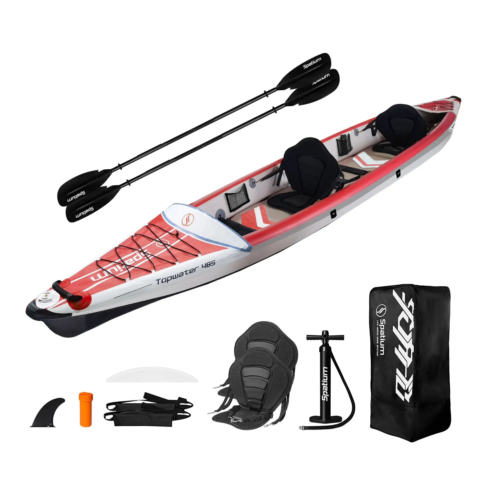Bateau Gonflable Kayak Trois Places - vue d'ensemble