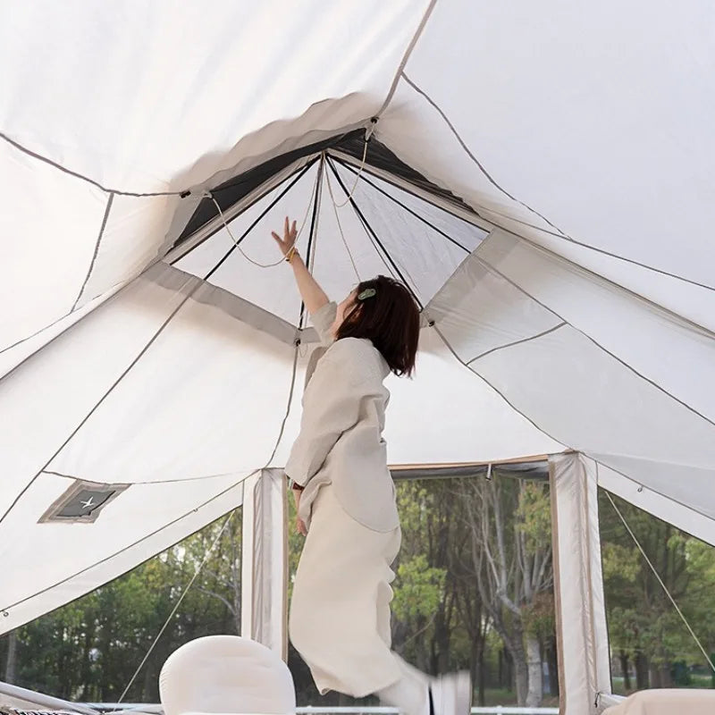 Revêtement argenté de protection solaire de la tente gonflable